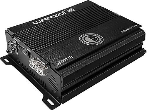 Gravity Audio E5000.1D Warzone 5000W True RMS Car Amplifier Class D Amp 1/2/4 Ohm Stable with Remote Sub Control Gravity Audio E5000.1D Warzone 5000W True RMS Car Amplifier Class D Amp 1/2/4 Ohm Stable with Remote Sub Control